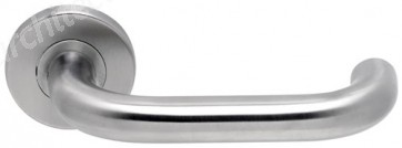 Chase Shaped Lever Handle On Rose