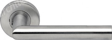 Tessa Shaped Lever Handle On Rose