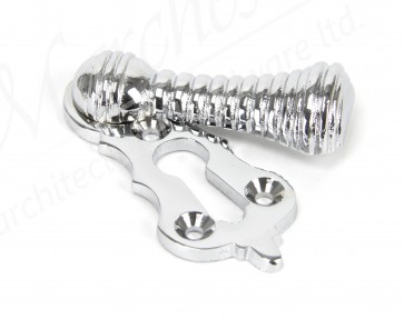 Beehive Escutcheon with Cover - Polished Chrome