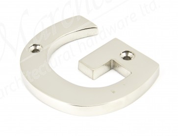 Letter G - Polished Nickel