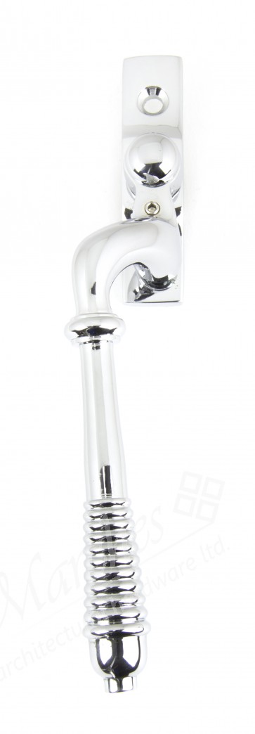 Reeded Left Hand Espag Handle - Polished Chrome