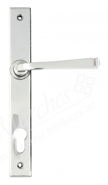 Avon Slimline Lever Espag. Lock Set - Polished Chrome