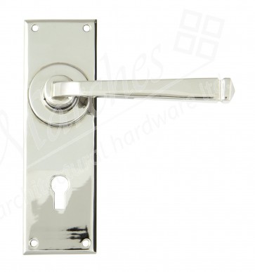 Avon Lever Lock Set - Polished Nickel