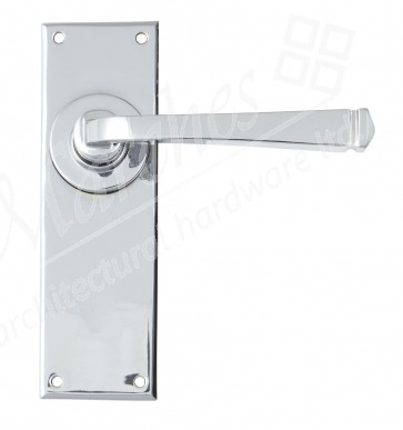 Avon Lever Latch Set - Polished Chrome