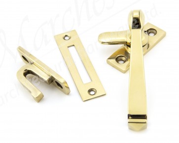 Avon Locking Fastener - Aged Brass