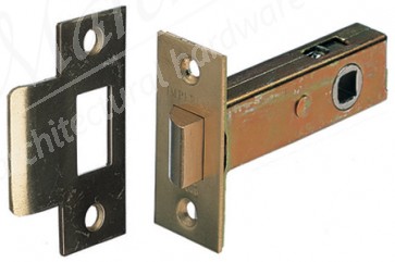 Tubular mortice latch, heavy duty, 100 mm backset, 123 mm case size