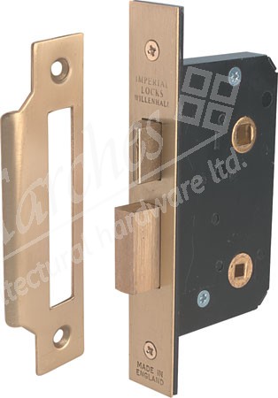 Mortice bathroom lock, 57 mm lock centres, 57 mm backset, Modular, 8 + 5 mm followers