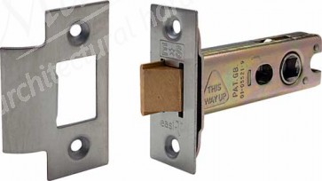 Tubular mortice latch, heavy duty, 44/57/82 mm backset, 64/78/103 mm case size