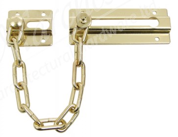 Security Door Chain Satin Chrome