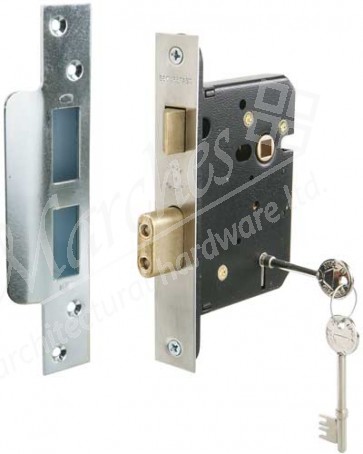 Mortice Lever Sashlock 44mm Pol Br