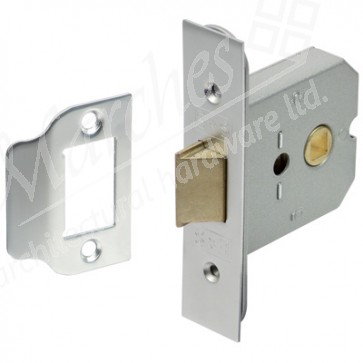 Mortice box latch, 44 mm backset, 64 mm case size