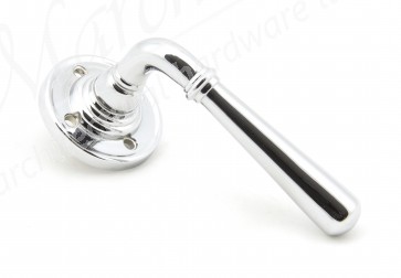 Newbury Lever on Rose - Polished Chrome