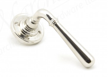 Newbury Lever on Rose - Polished Nickel