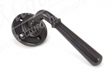 Newbury Lever on Rose - Aged Bronze