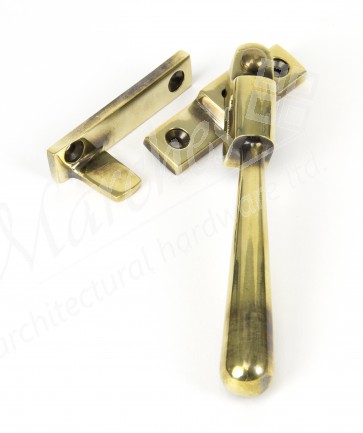 Newbury Locking Night-Vent Fastener - Aged Brass