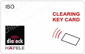 Clearing Key Card Pvc 85.7x54mm Mu