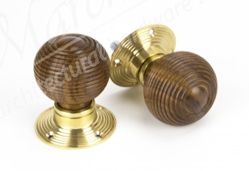 Rosewood and PB Cottage Mortice/Rim Knob Set - Small