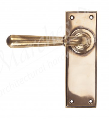 Newbury Polished Bronze Lever Handles