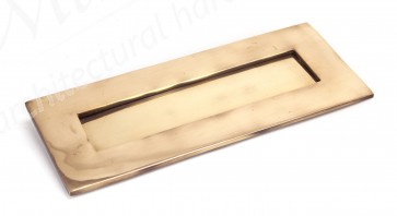 Small Period Letter Plate - Polished Bronze