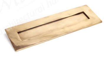 Large Period Letter Plate - Polished Bronze