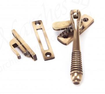 Locking Reeded Fastener - Polished Bronze