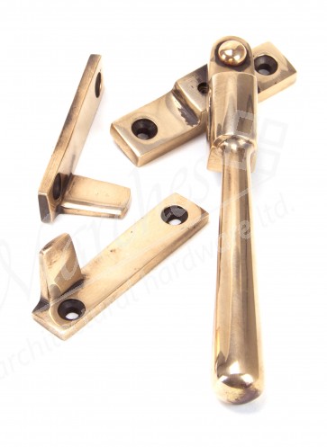 Newbury Locking Night-Vent Fastener - Polished Bronze
