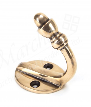 Acorn Coat Hook - Polished Bronze