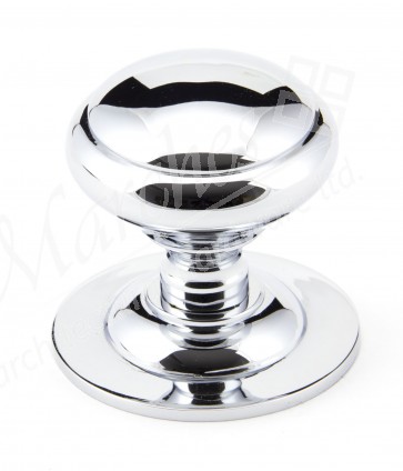 Centre Door Knob - Polished Chrome