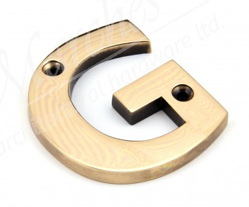 Letter G - Polished Bronze