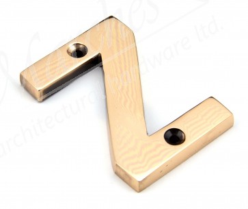 Letter Z - Polished Bronze