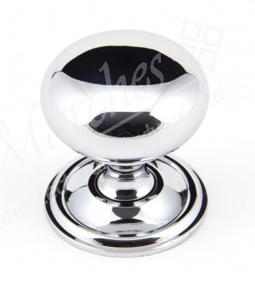 Mushroom Cabinet Knob 38mm - Polished Chrome