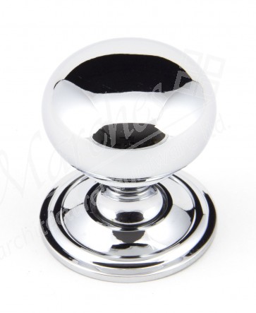 Mushroom Cabinet Knob 32mm - Polished Chrome