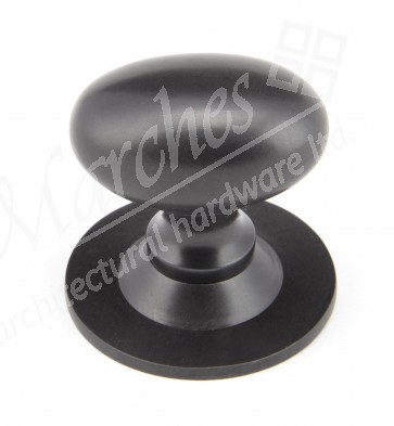 Oval Cabinet Knob 40mm - Aged Bronze