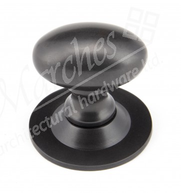 Oval Cabinet Knobs - Aged Bronze