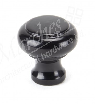 Small Regency Cupboard Knob - Black