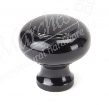 Large Regency Cupboard Knob - Black