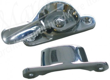 Narrow Locking Fitch Fastener - Polished Chrome