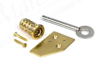 Flush Fit Sash Stop Brass