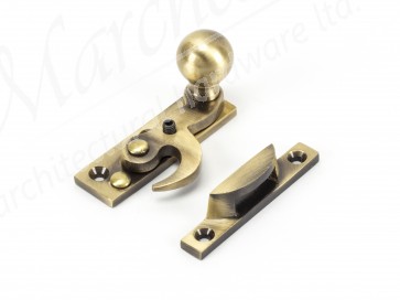 Ball Hook Fastener Locking - Antique Brass