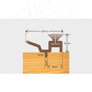 Exitex Meeting Style Pile Carrier + 6.5 mm Pile-3m -Brown