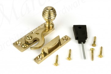 Locking Claw Fastener Reeded Knob - Various Finishes