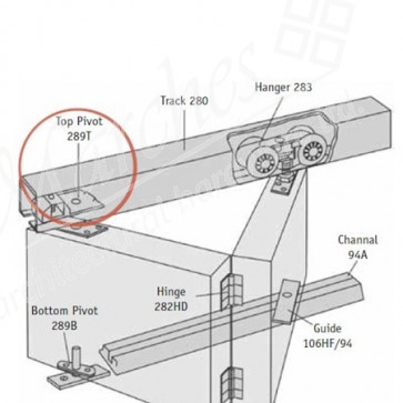 Additional Top Roller For Husky Bi-folding Systems