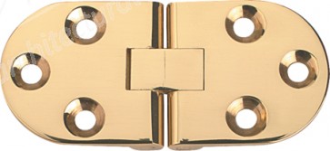 Brass counterflap hinge, 75 x 34 mm