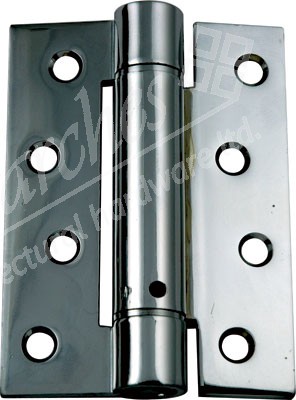 SPRING HINGE FIRE RATED 102x76mm POL CHR