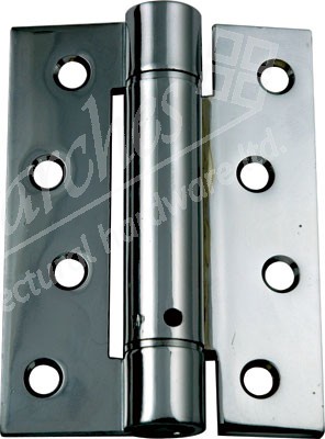 Sprung steel butt hinge, 100 x 76 mm