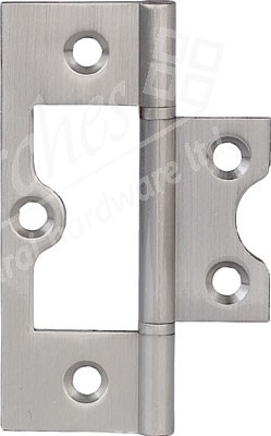 Flush hinge, 75 x 46 mm