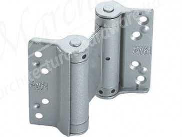 Dbl Act Spring Hinge 75mm Silv