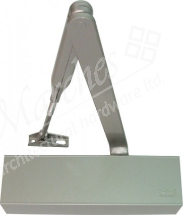 Dorma TS 72 VBC overhead rack and pinion guide rail door closer with standard arm