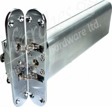 Concealed hydraulic jamb door closer