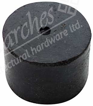 Rubber Door Buffer Std 34mmdia Black